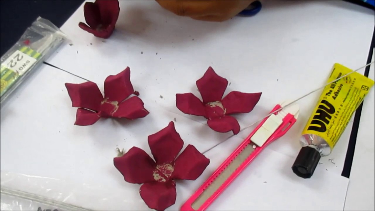 Cara Membuat Bunga Dari Surat Khabar