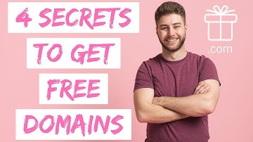 HOW TO GET A FREE DOMAIN NAME 2022 💸 4 SECRET WAYS!