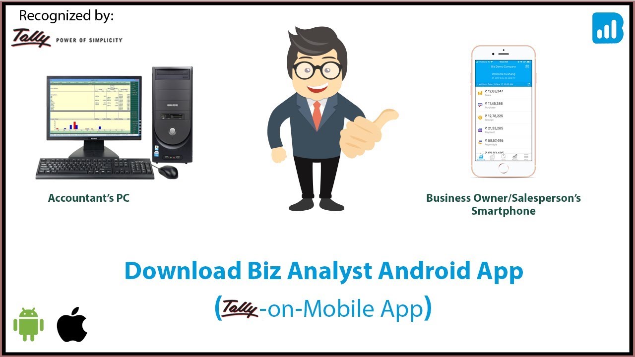 Biz Analyst: Tally on Mobile - Download Android App - YouTube