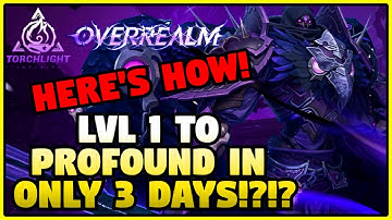 [Torchlight Infinite] Project F2P (Free 2 Profound)  - ONLY 3 Days!? | SS10 Overrealm