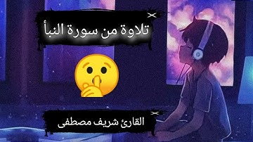 تلاوة من سورة النبأ 🍀 بصوت القارئ شريف مصطفى ❤️ صوت يريح القلب والعقل 😍#video#god#youtube