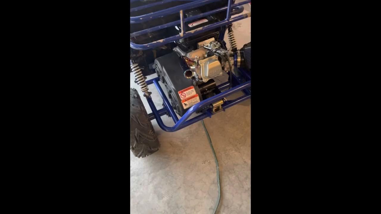 Kt196 go kart exhaust header upgrade before and after. YouTube