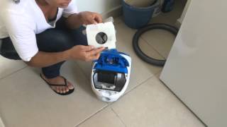 Cómo armar la aspiradora Panasonic MC-CG301 - YouTube