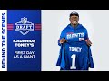 Behind the Scenes: Kadarius Toney's FIRST DAY as a Giant: 'This is a dream come true'