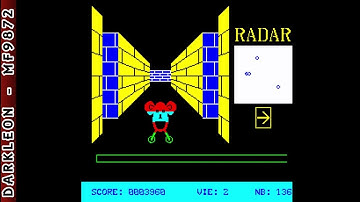 Oric 1/Atmos - 3D Munch © 1985 Loriciels - Gameplay