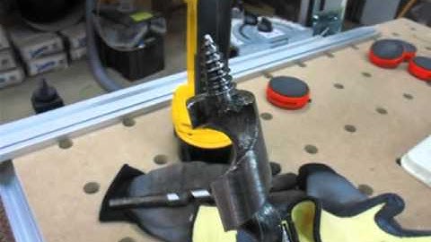 Sharpening ship auger bits