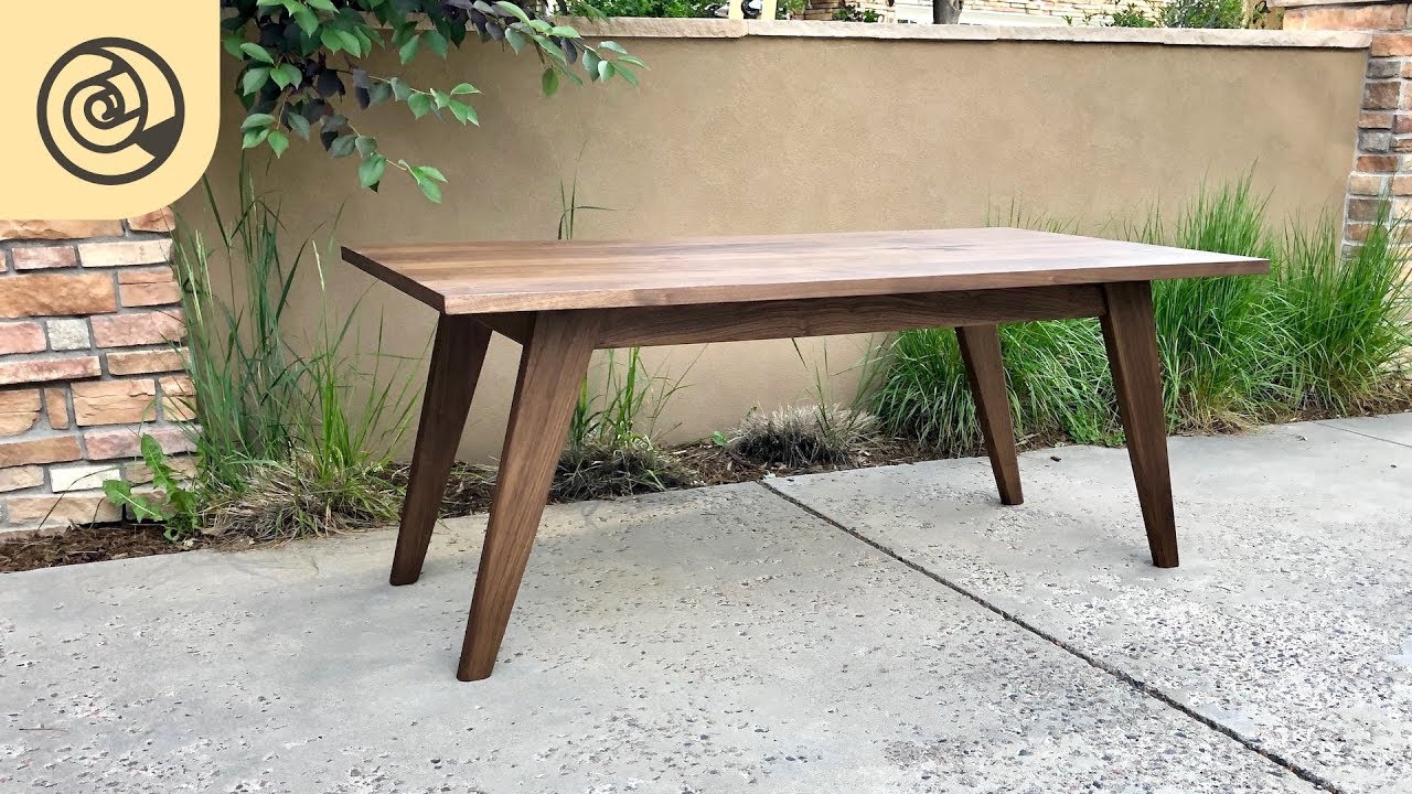 Mid Century Modern Dining Table The Wood Whisperer