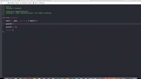 C Programmieren mit Xcode - sizeof()