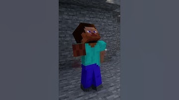 Minecraft: Steve OR Herobrine??? #shorts