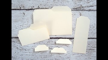 Creative Weekly Wisdom - Tutorials: File Folders & Tabs w/ Envelope Punch Board