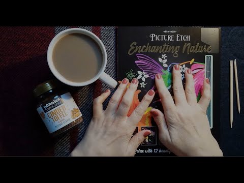 ASMR | Life Update! 13,000 Subscribers - Whispered Chat & Etching with Coffee! October 2019