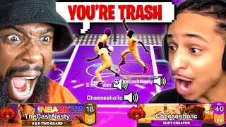 Me & Cheeseaholic vs Toxic Trash Talkers In The NBA 2K23 Park!