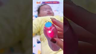 Is your baby scratching themselves? Electric Baby Nail Trimmer keeps nails smooth #NewbornCare
