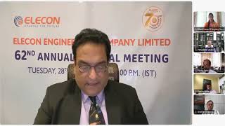 Elecon Engineering Company Limited's 62nd  AGM