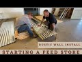 Starting A Feed Store: Rustic Wall Decor Project &amp; Ideas| DIY Barn Wood &amp; Corrugated Barn Tin