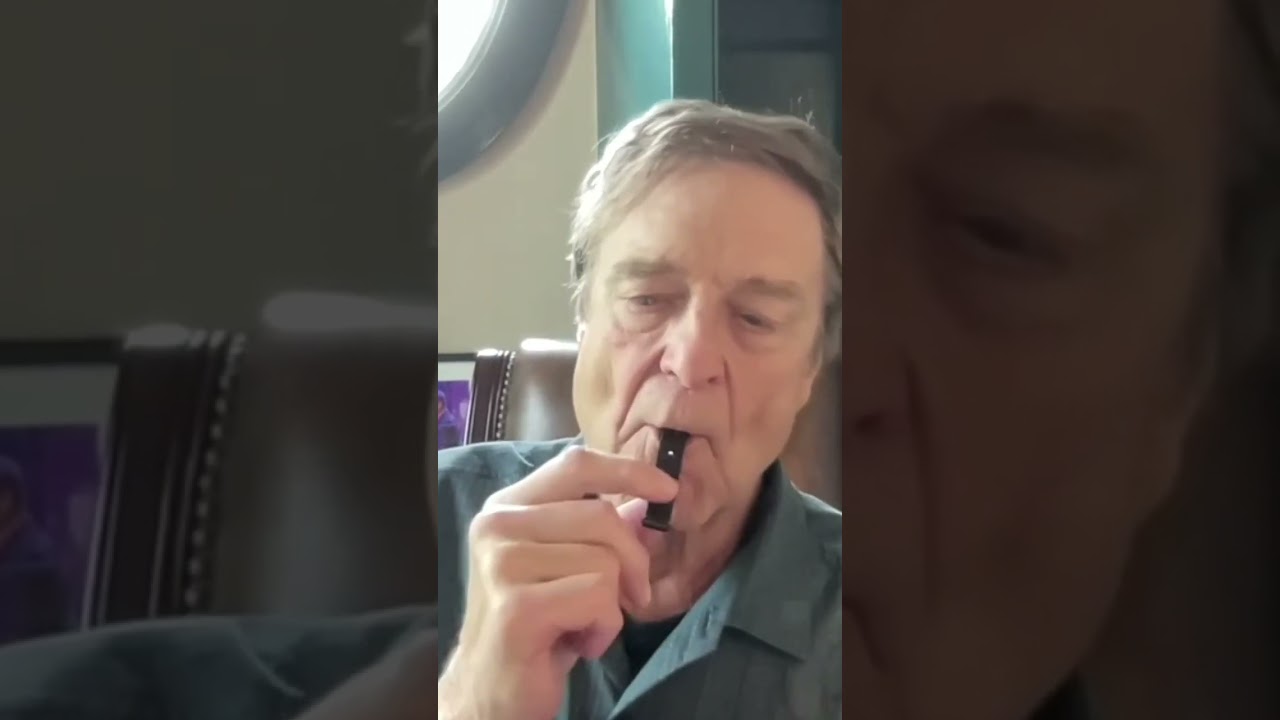 John Goodman having a chill moment during press tour for The Righteous  Gemstones