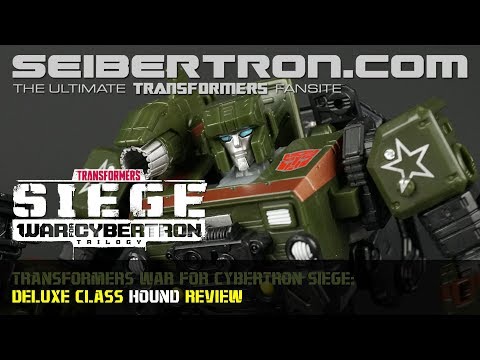 Transformers War for Cybertron Siege HOUND Deluxe Class review from Seibertron.com