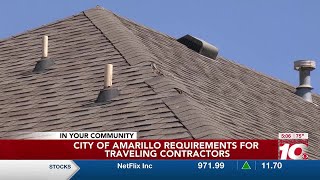 City of Amarillo reminds traveling contractors of work requirements