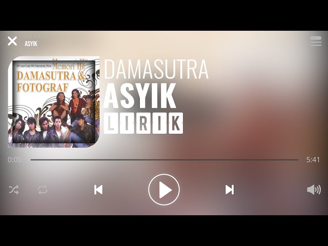 Damasutra - Asyik [Lirik] class=