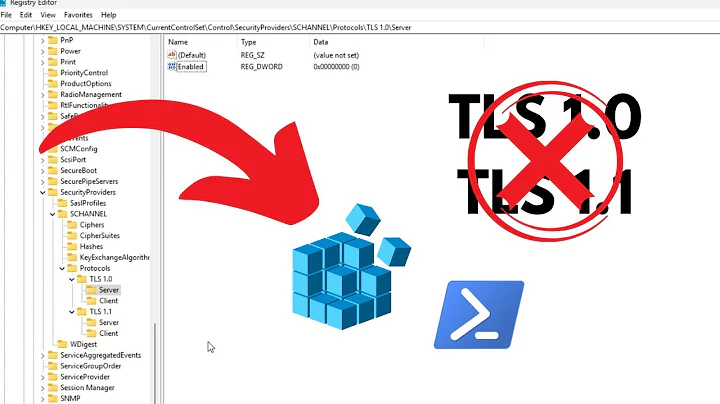 Disable TLS 1.0 & 1.1 on Windows Server | Enable TLS 1.2/1.3 for Security