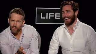 Ryan Reynolds and Jake Gyllenhaal  2017 'Life' interview