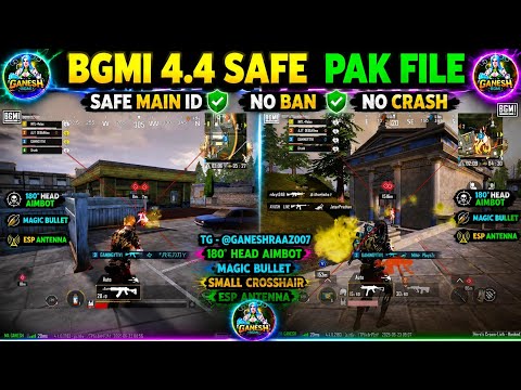 BGMI 4.4 AIMBOT OBB | BGMI 4.4 ANTENNA CONFIG FILE | BGMI 4.4 CONFIG PAK FILE