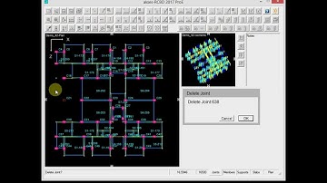 akses RCBD Software - Delete Slab, Member & Joint