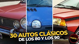 30 AUTOS CLÁSICOS de los 80 y los 90 (Parte 1 de 3) | PERDÓN, CENTENNIALS