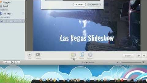 Tutorial - How To Create A Slideshow In iPhoto 