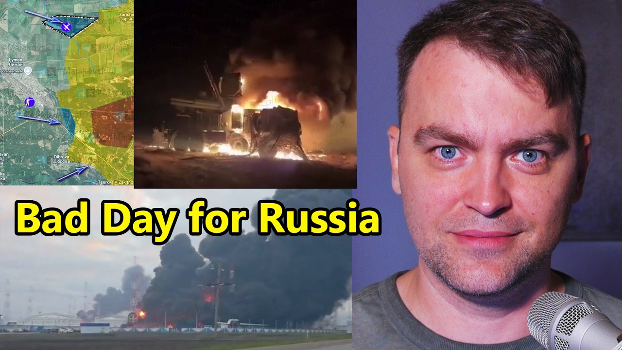 Update from Ukraine | A Very Bad Day for Russia: Frontline Falls, Oil Burns
