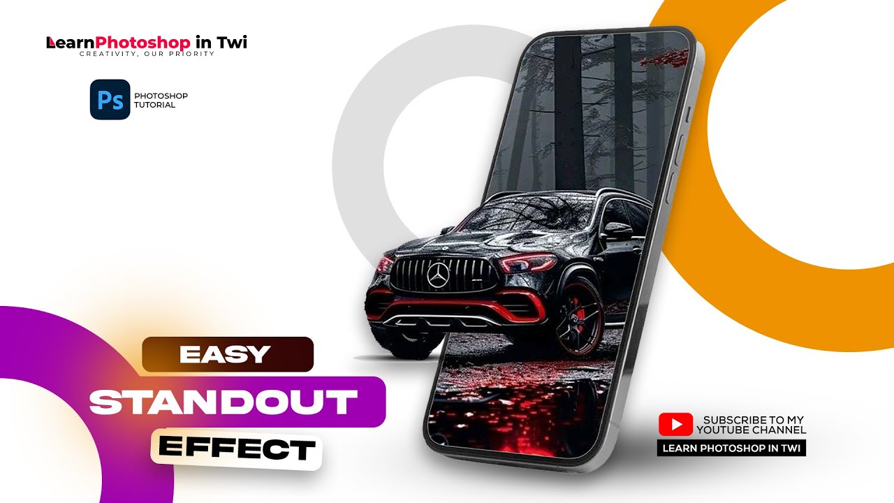 Stand Out Effect 3D STANDOUT EFFECT Photoshop Tutorial - YouTube