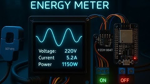 DIY SMART ENERGY METER USING ESP32 AND PZEM 004T