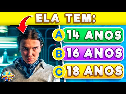 1% dos Fãs de STRANGER THINGS Conseguem Acertar Todas as Perguntas😱Jogos com Eleven, Jonatan, Dustin