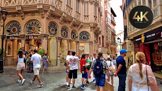 Palma de Mallorca Walking Tour Around The City (4K UHD) Summer 2023
