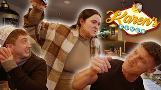 Brothers try the WORLD’S RUDEST Restaurant *VERBALLY ABUSED in Karen’s Diner*