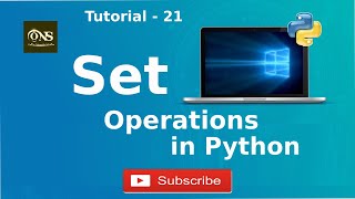 What is Set Operations in Python in hindi || Tutorial - 21 || Python Tutorial