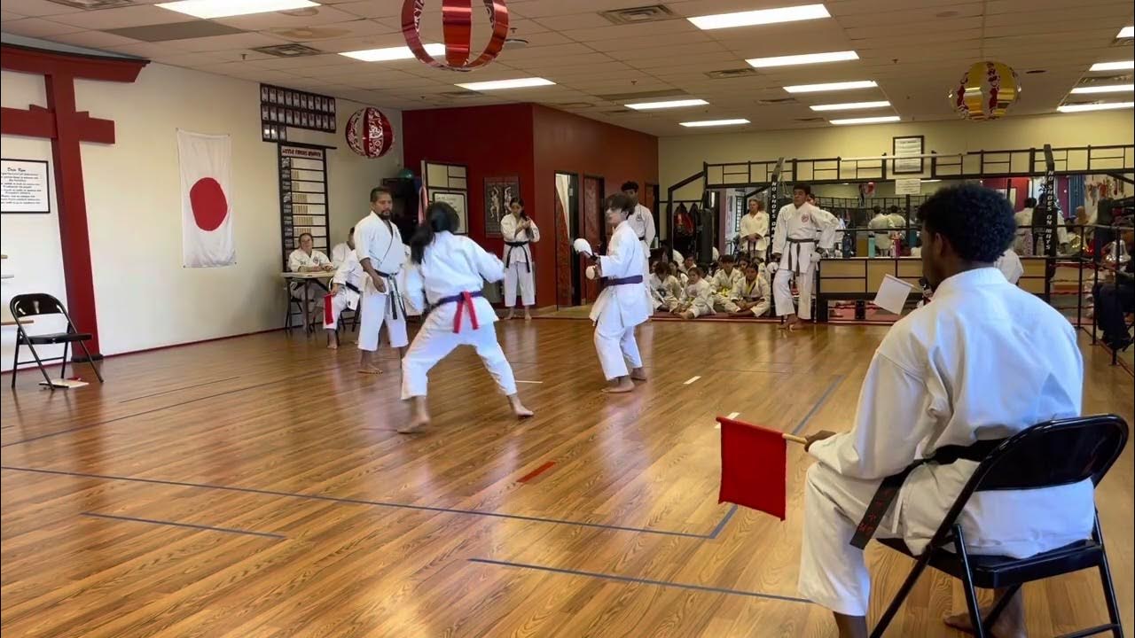 Nevada Shotokan Karate Las Vegas 2022 tournament Advance young men 14