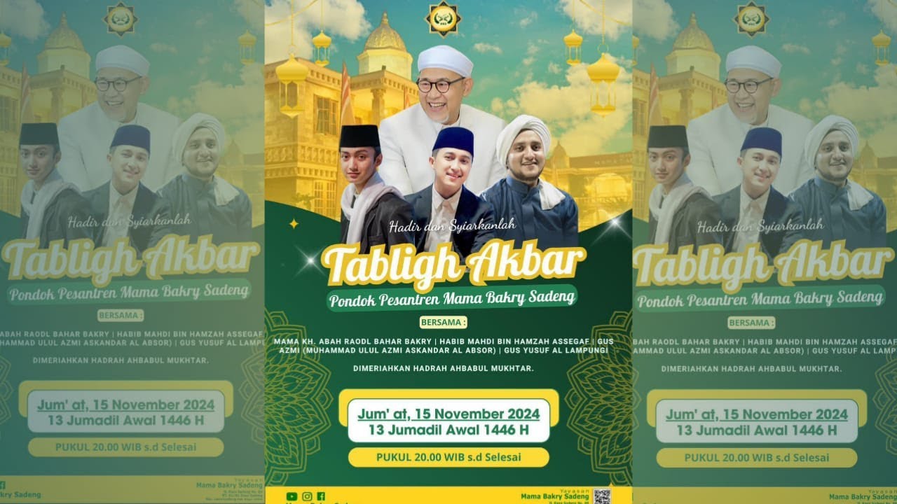 🔴LIVE - TABLIGH AKBAR PONDOK PESANTREN MAMA BAKRY SADENG