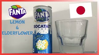 Fanta Socata - Lemon & Elderflower (JAPAN) | REVIEW
