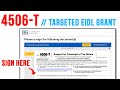 Issues w/ 4506-T? // Targeted EIDL Grant NEXT STEPS