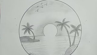 amezing pencil drawing for kids ll new nature drawing for kids @sunshines143