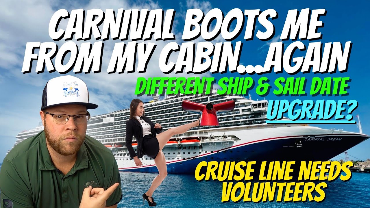 CARNIVAL MOVING PASSENGERS, OFFERING UPGRADES | IT’S CRUISE WEEK | ROYAL CARIBBEAN NEEDS VOLUNTEERS