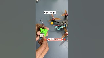 Fpv Drone gps installation #drone #dronefly #fpv #flytechindia