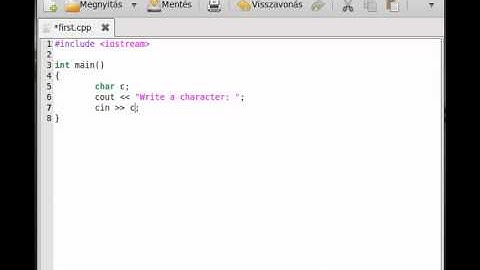 C++ tutorial 3 - user input