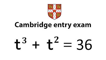 A Nice Entry Exam Problem | Can You Solve for t?