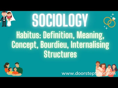 Habitus: Definition, Meaning, Concept, Bourdieu, Internalising Structures | Sociology