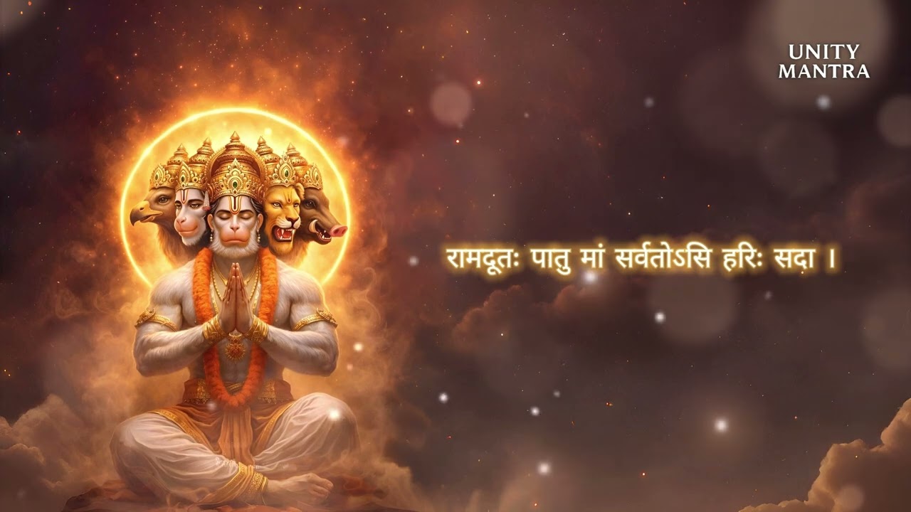 Panchmukhi Hanuman Kavach | Powerful Shield for Protection & Fear Removal | Unity Mantra