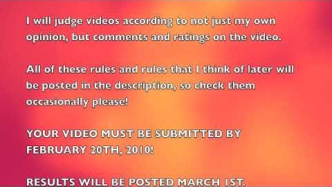 Multifandom Video Contest - CLOSED - Results coming 3/25