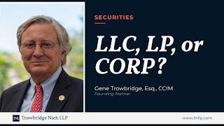 LLC, LP, or Corporation? What Syndicators Actually Use