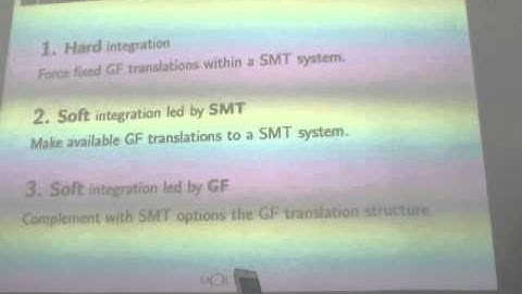 Ramona Enache,  Patents translation in hybrid MOLTO tools.